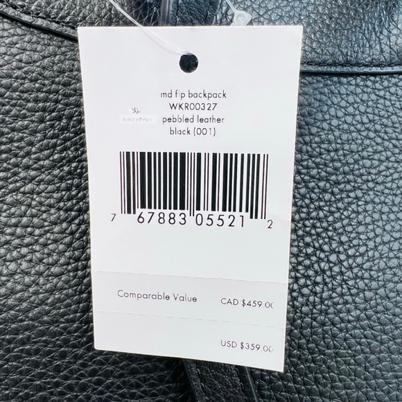 Kate Spade Leila Medium Flap Backpack In Black - Picture 9 of 10